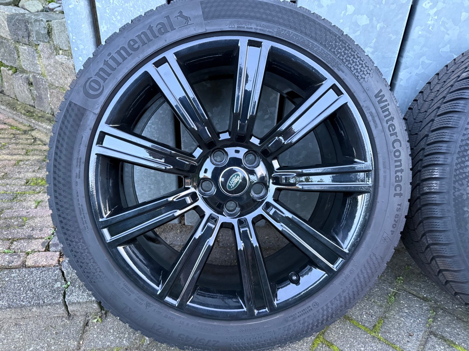 Range Rover Sport velgen met winterbanden 21 inch, Ophalen, Gebruikt, 275 mm, Banden en Velgen