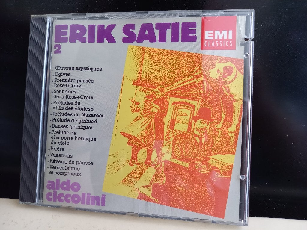 Satie Erik 2 - Aldo Ciccolini - Ceuvres Mystiques, Cd's en Dvd's, Cd's | Klassiek, Ophalen of Verzenden, Zo goed als nieuw, Overige typen