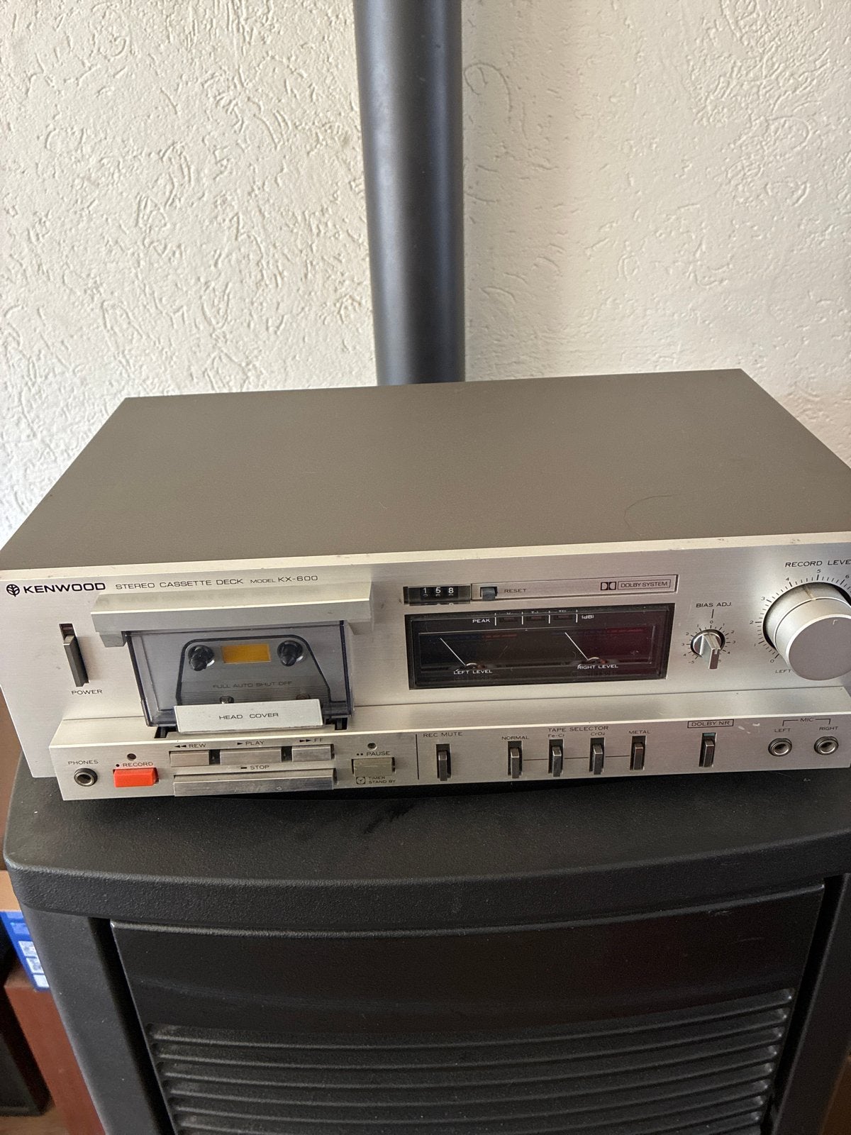 Kenwood kx-600 open cassette dek, Audio, Tv en Foto, Cassettedecks, Ophalen of Verzenden, Kenwood
