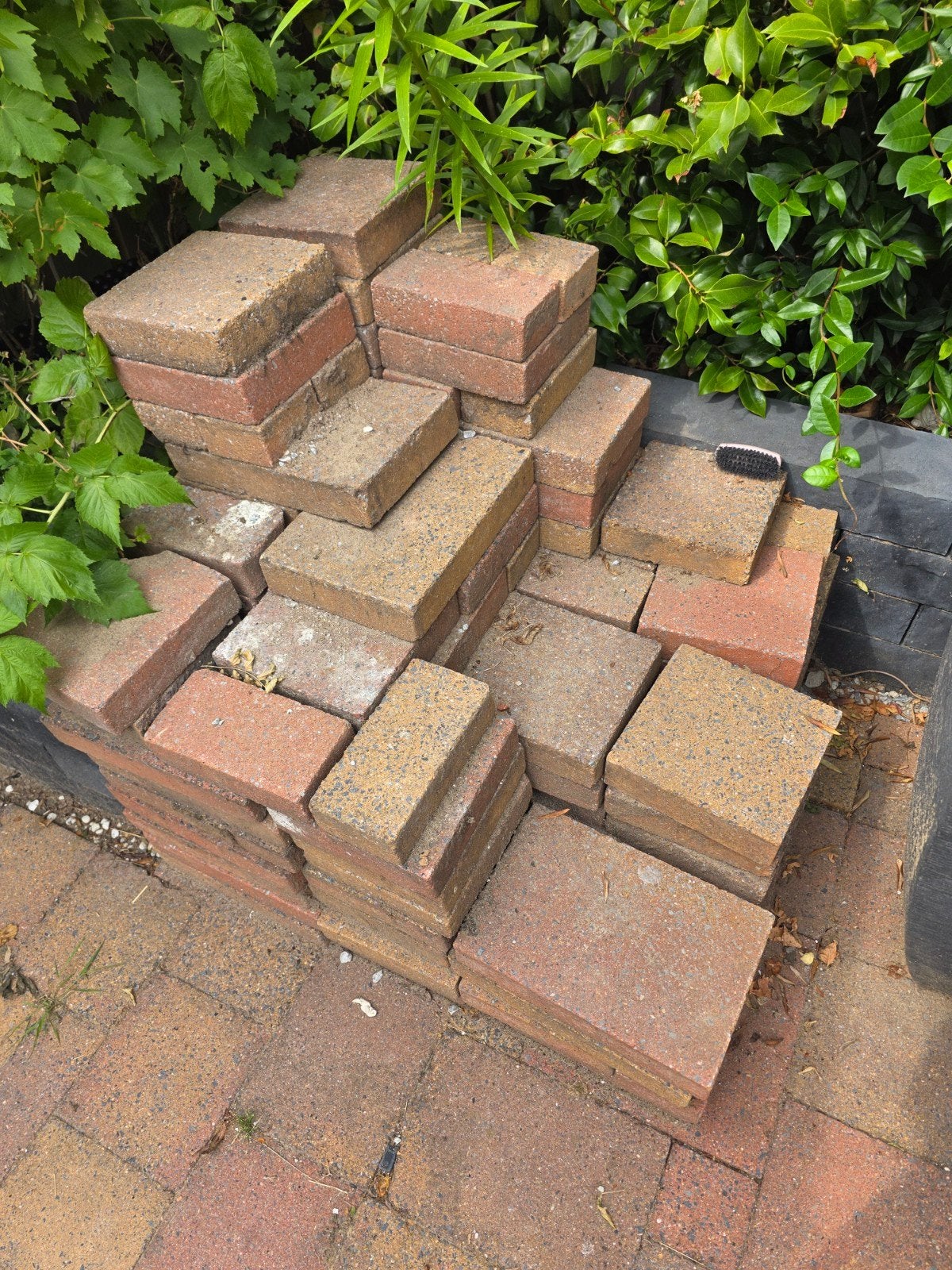 Gebruikte klinkers voor terras of pad, Tuin en Terras, Tegels en Klinkers, Ophalen, Gebruikt, Klinkers, 5 tot 10 m²
