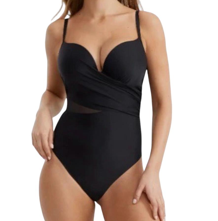 Nieuw! Panache Plunge zwarte badpak maat 36 - 38 , 70 E, Ophalen of Verzenden, Nieuw, Zwart, Badpak