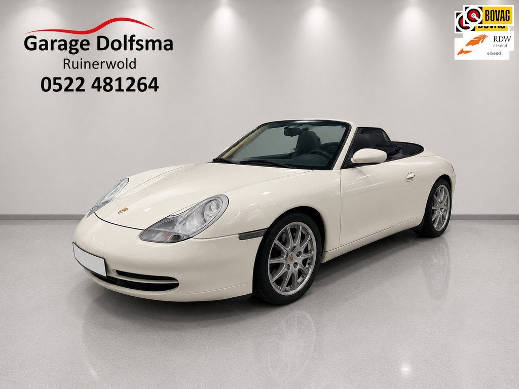 Porsche 911 Cabrio 3.4 Carrera- 2de eigenaar-Volleder-Porsch, Auto's, Porsche, Automaat, Achterwielaandrijving, Gebruikt, Stoelverwarming