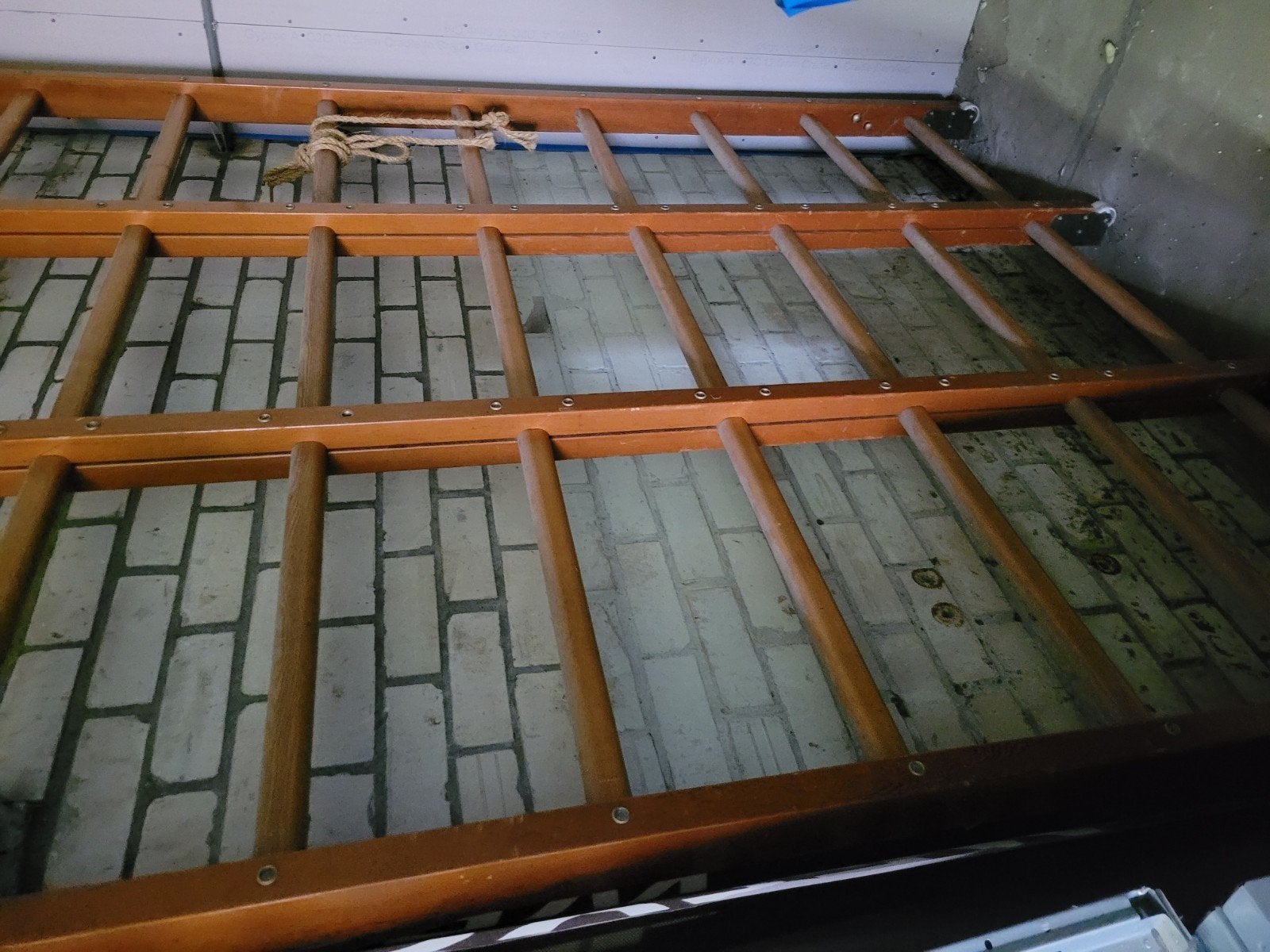Vintage Zweedse wandrek - Turnrek - Gymrek, Ophalen, Materiaal