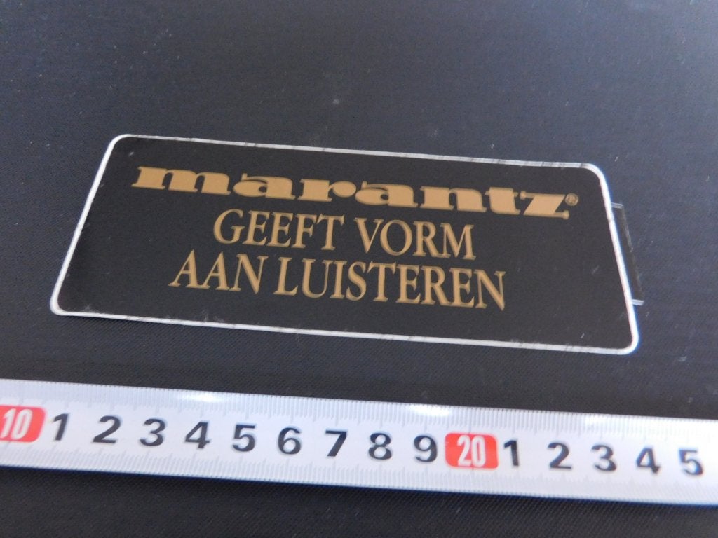 sticker MARANTZ geeft vorm aan luisteren *, Ophalen, Zo goed als nieuw