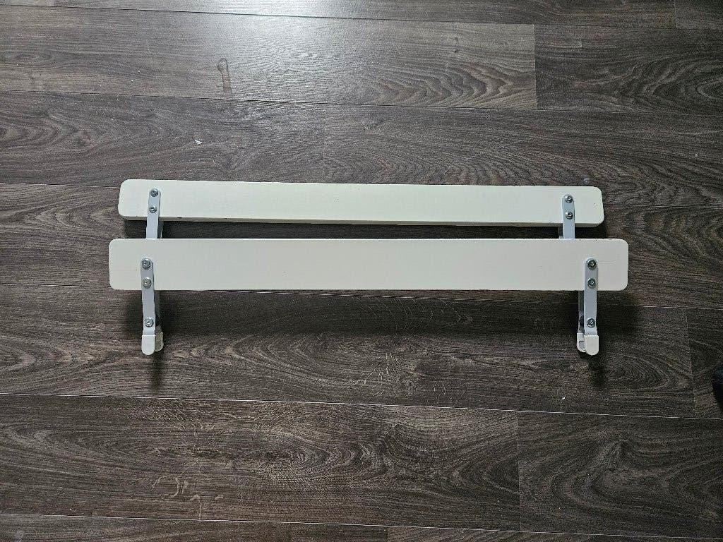 Ikea bedhekje wit, nette staat, Ophalen, Zo goed als nieuw, Minder dan 140 cm, Minder dan 70 cm