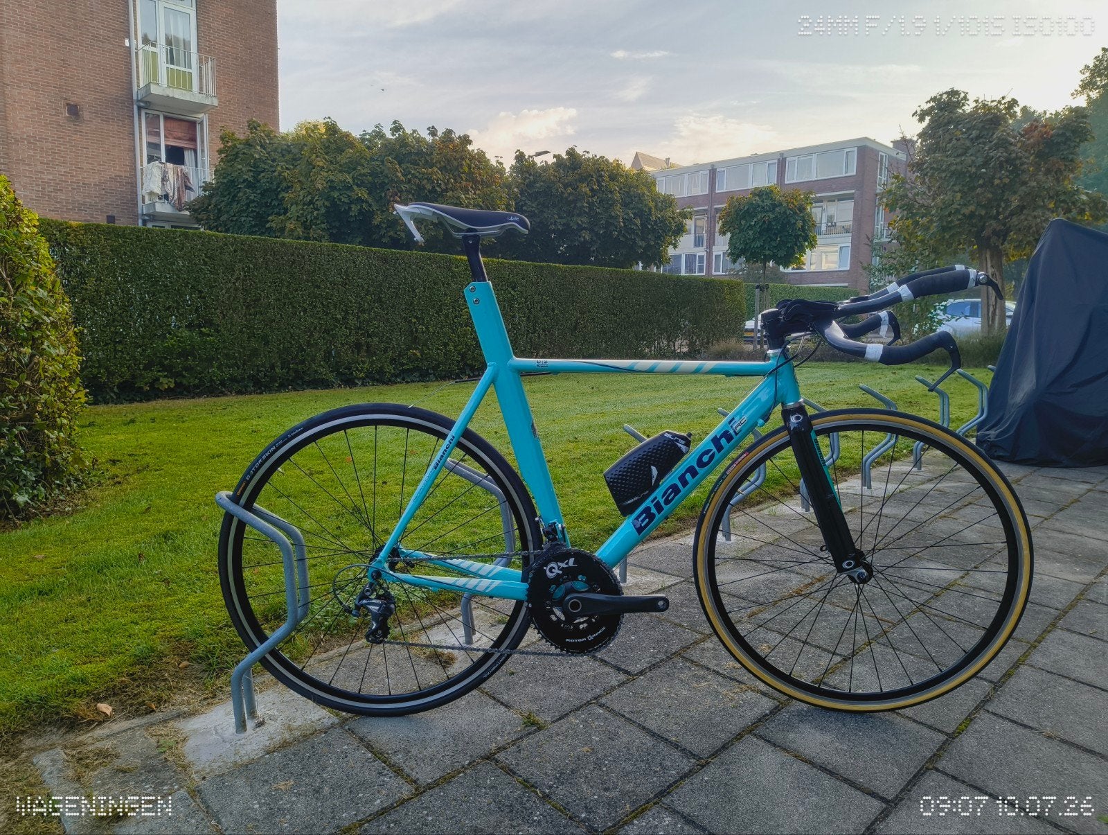 Bianchi D2 Crono Thriathlon TT fiets Oval Concepts A900 TT v, 28 inch, Gebruikt, Aluminium, 57 tot 61 cm