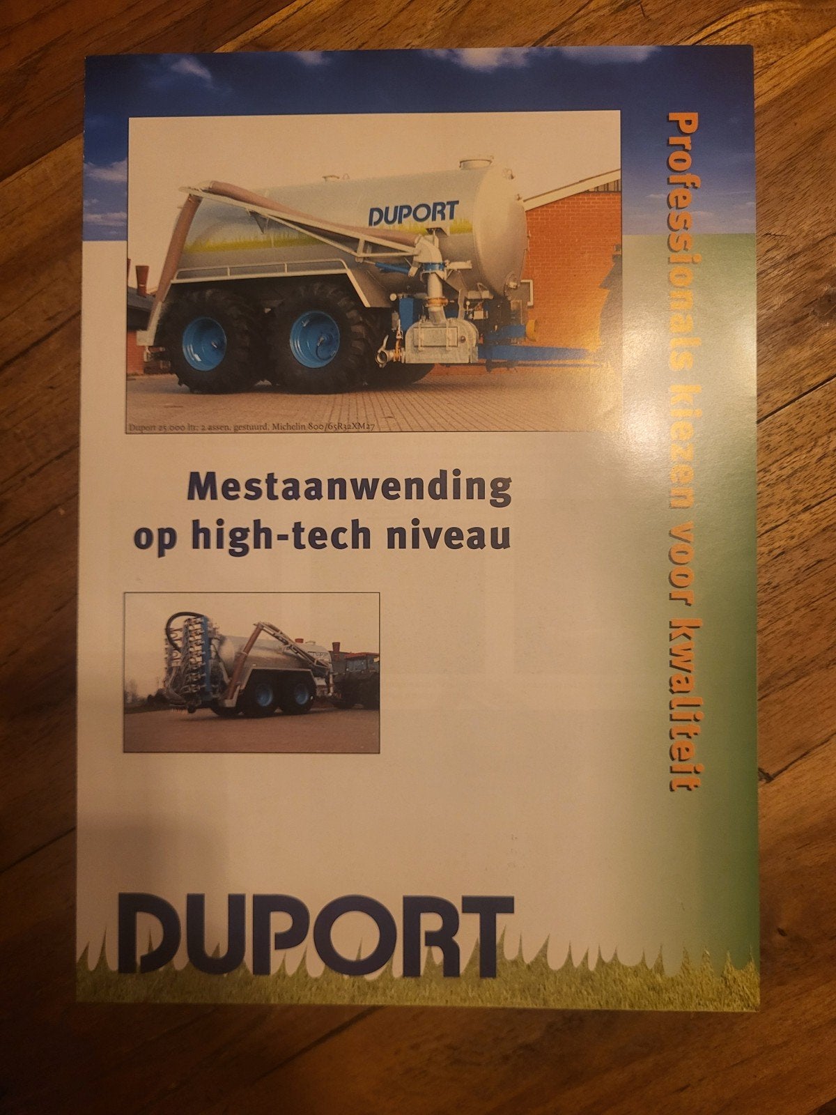 tractor folder Duport mestaanwending op high-tech niveau, Ophalen of Verzenden