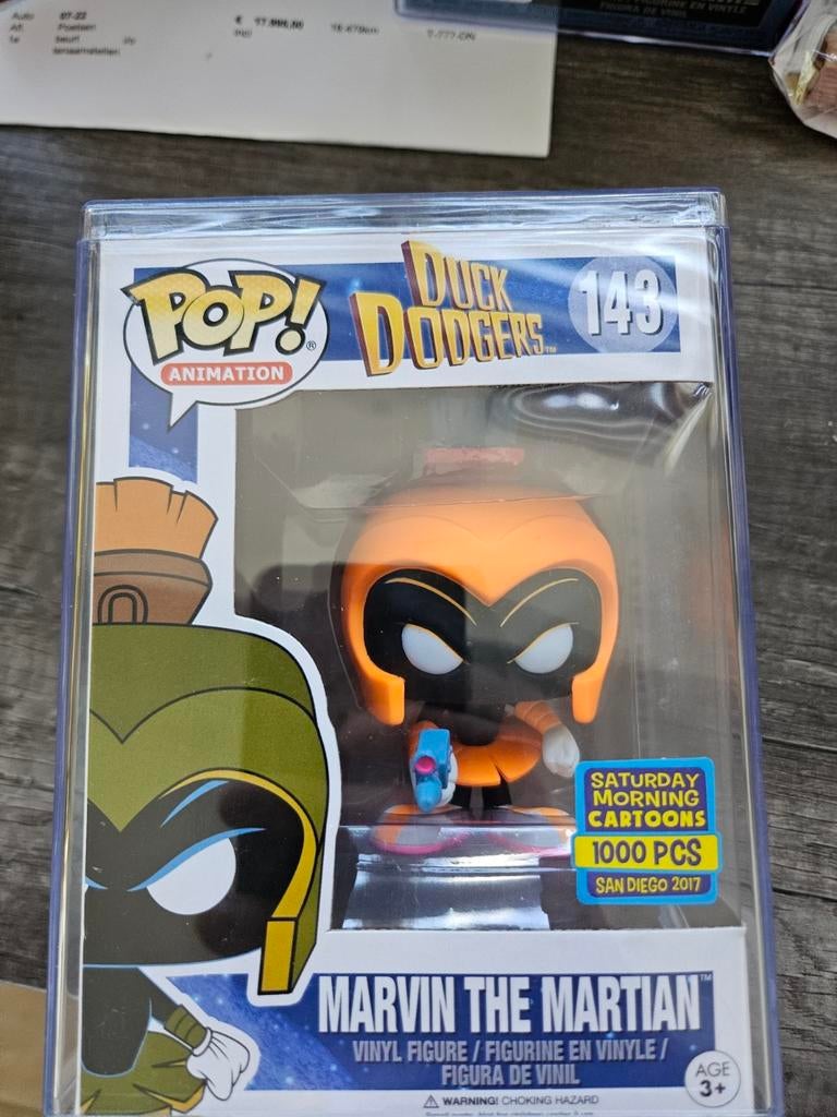 Funko marvin the martian oranje, Ophalen