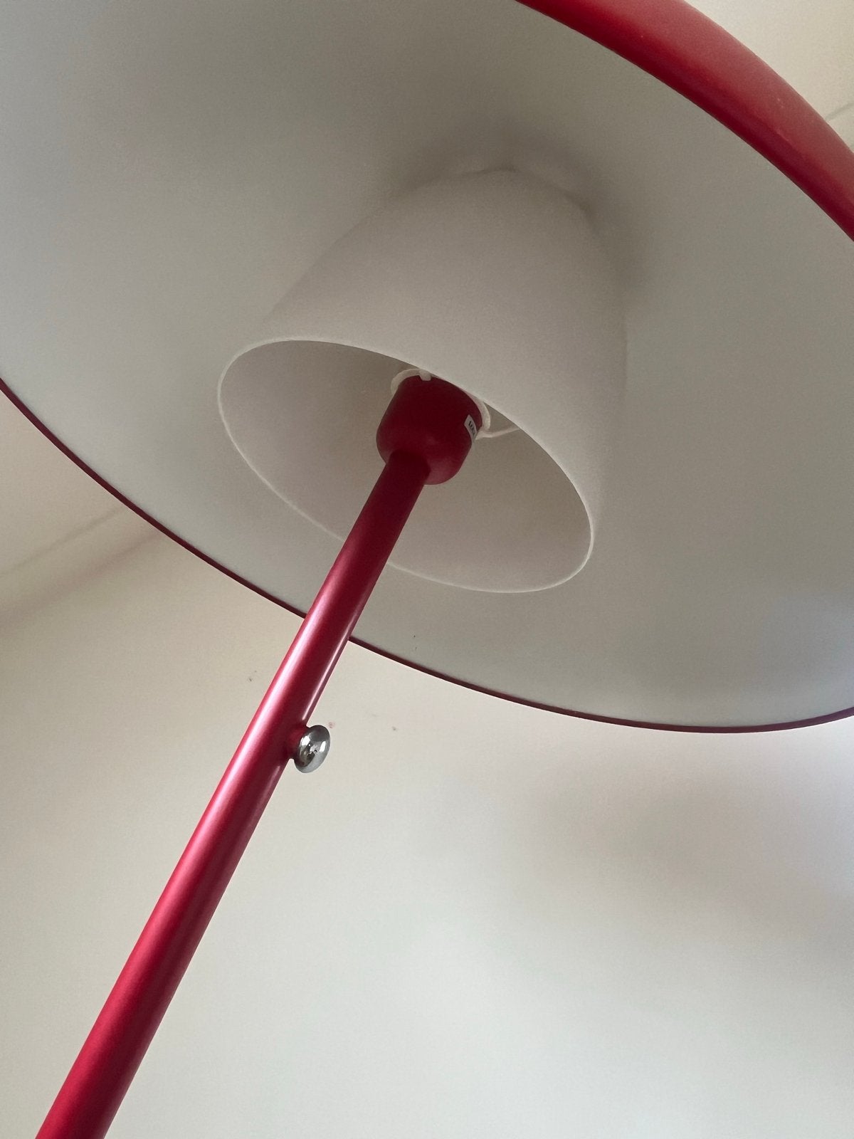 IKEA 365+ Brasa vloerlamp rood - collector’s item, Ophalen, Gebruikt, E27 (groot), Metaal