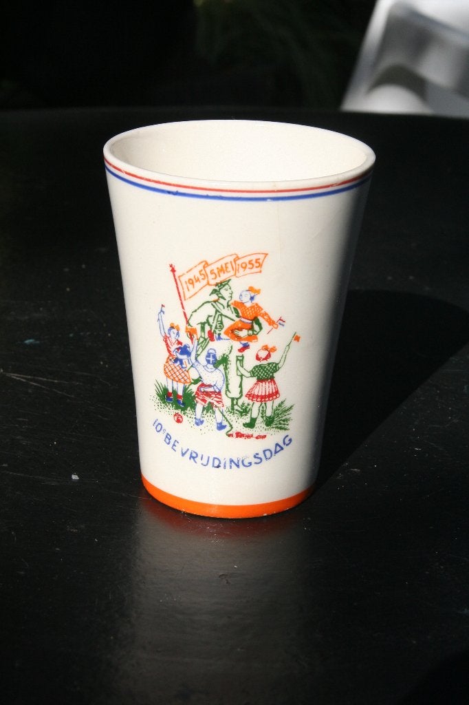 Beker 10e Bevrijdingsdag 1955, Ophalen of Verzenden