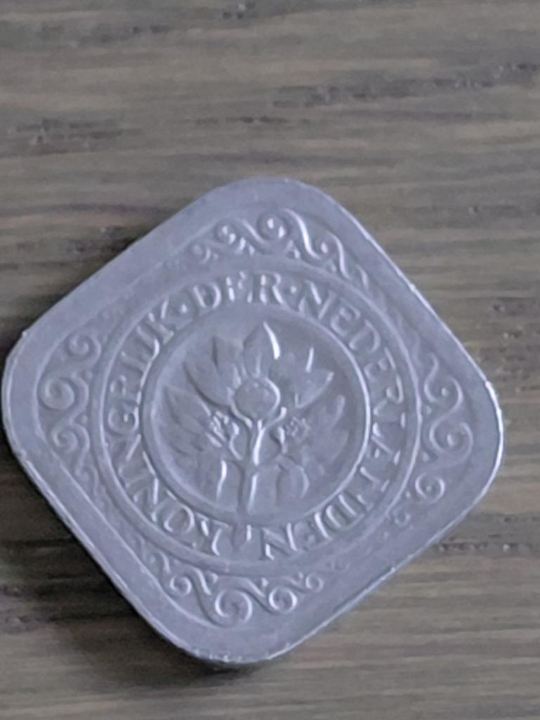 ZILVEREN STUIVER - 5 C - VIERKANT 1938, Postzegels en Munten, Munten | Nederland, Zilver, Ophalen of Verzenden, Koningin Wilhelmina