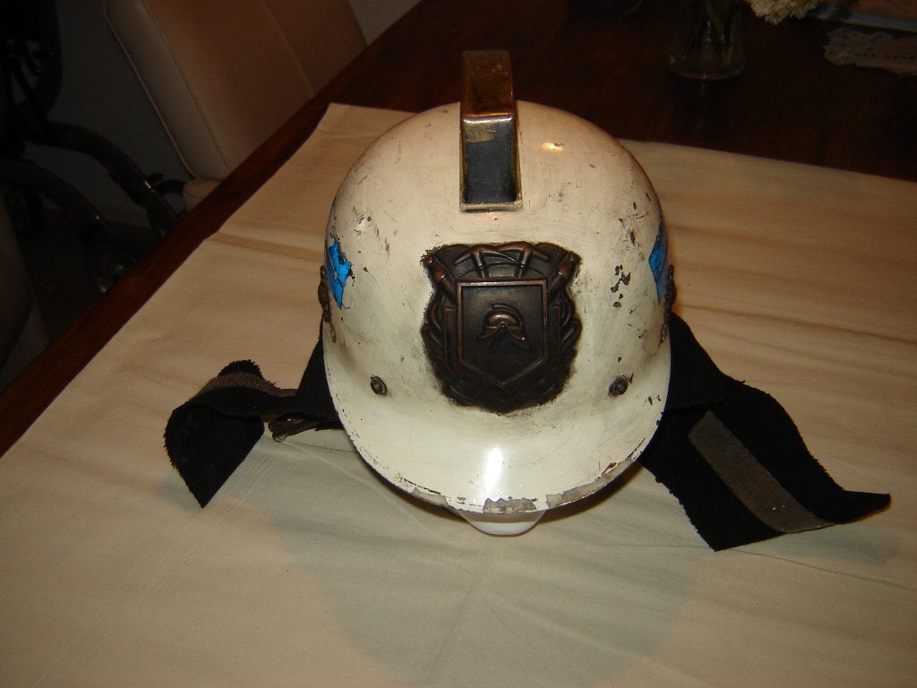 BRANDWEERHELM, Verzamelen, Ophalen of Verzenden, Overige soorten, Nederland, Helm of Baret