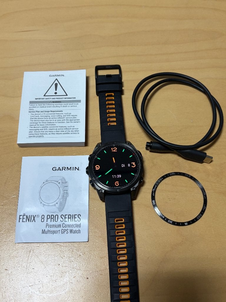 Garmin Fenix 8 PRO (GPSinruil-171), Sieraden, Tassen en Uiterlijk, Sporthorloges, Bramenberg 9, Zwart, Garmin, Info@gpsinruil.nl