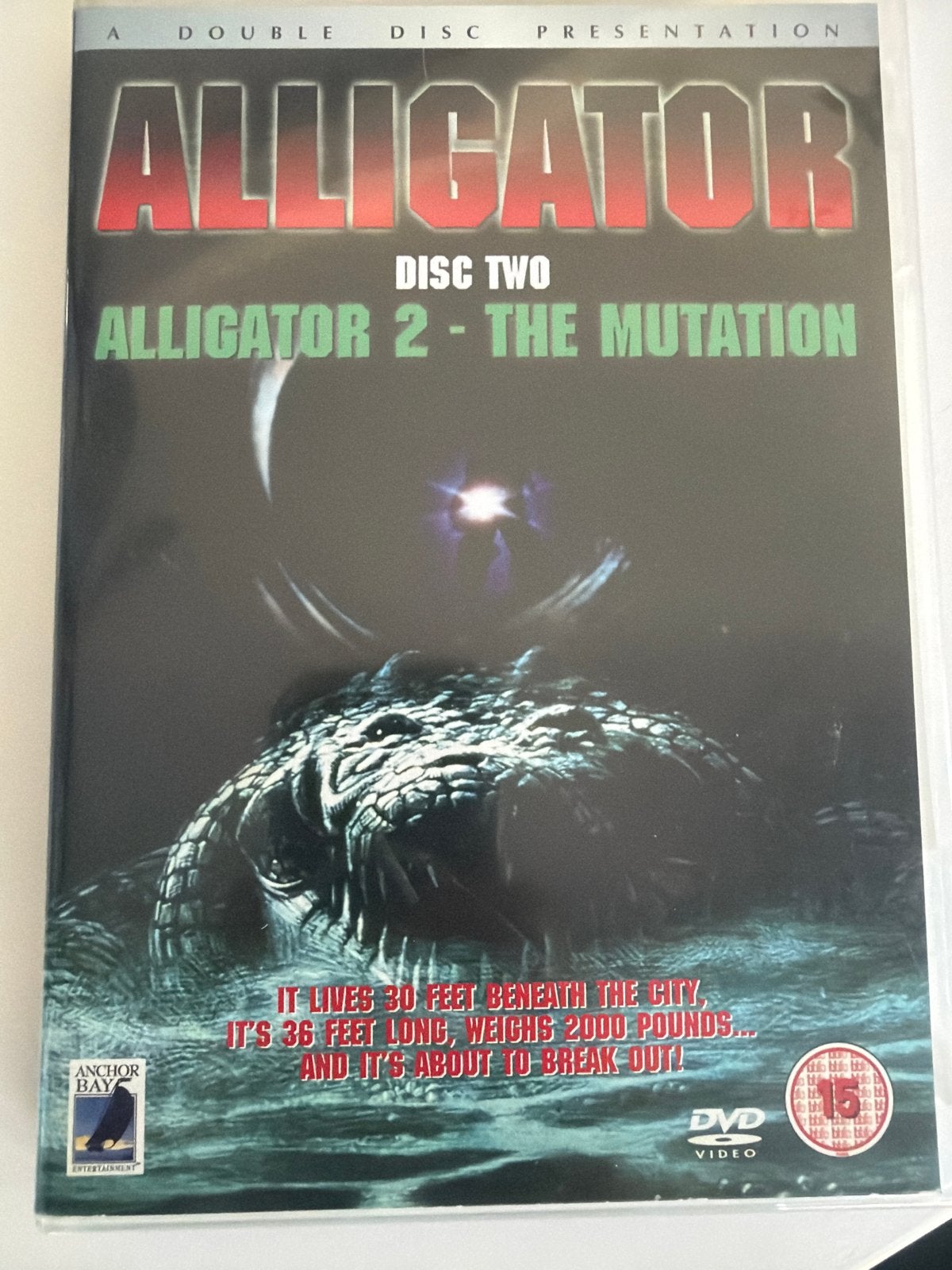 Alligator / Alligator 2 - The Mutation (DVD), Vanaf 16 jaar, Monsters, Ophalen of Verzenden, Gebruikt
