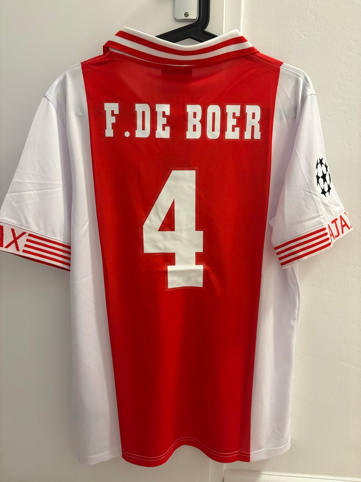 Retro Frank de boer ajax large vintage umbro litmanen, Maat L, Ophalen of Verzenden, Nieuw, Shirt
