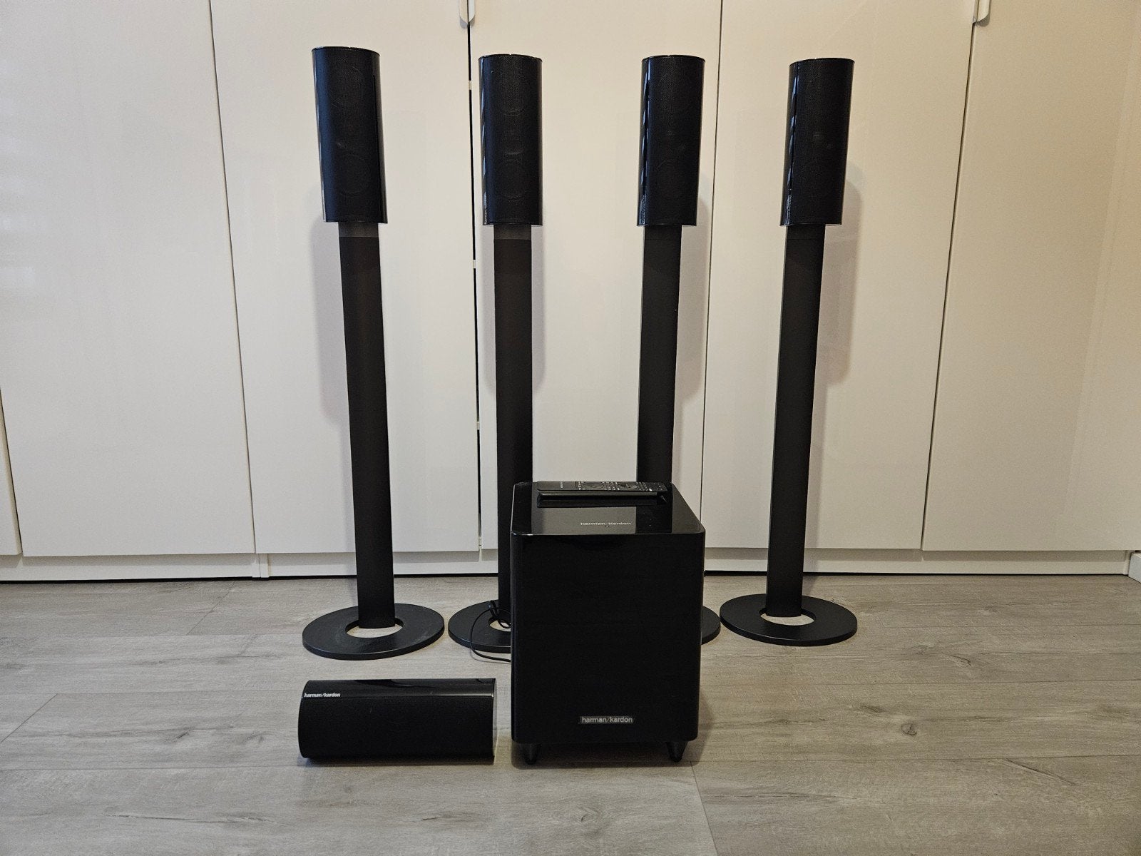 Harman Kardon 5.1 Home Cin. Subw & Speakers (geen receiver), Gebruikt, 70 watt of meer, 5.1-systeem, Overige spelers