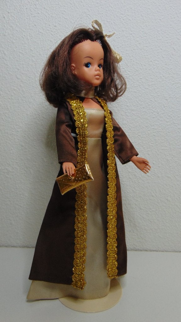 Mooie donkere Sindy Barbie pop outfit 1977, Verzenden, Zo goed als nieuw, Pop