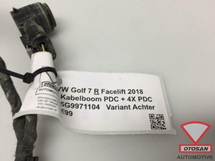 vw golf 7 r facelift variant kabelboom pdc + 4x pdc achter 5, Gebruikt, Volkswagen, Volkswagen AG, Berliner Ring 2
38440  Wolfsburg, DE