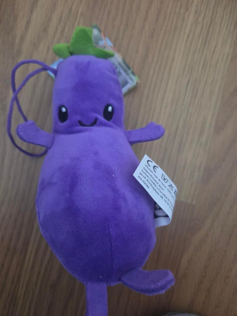 Lidl mini aubergine knuffel, Ophalen of Verzenden