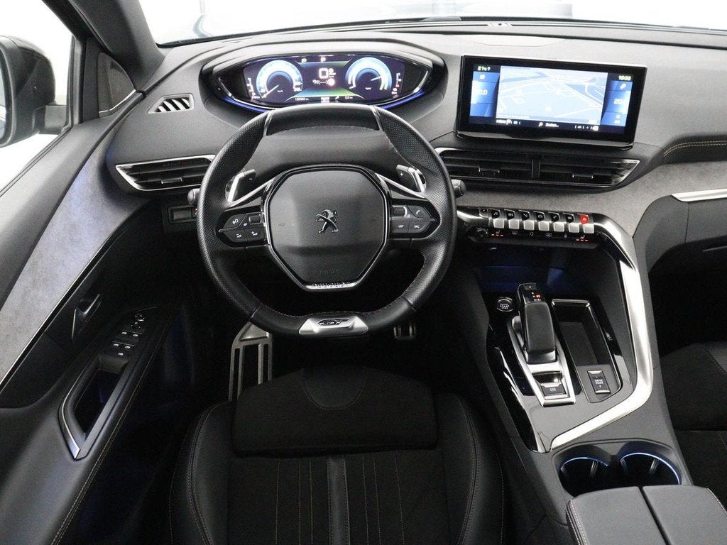Peugeot 3008 1.6 HYbrid 225 GT Pack Business | SOH 92,5% | S, Auto's, Peugeot, Euro 6, Blauw, Bedrijf, Grijs