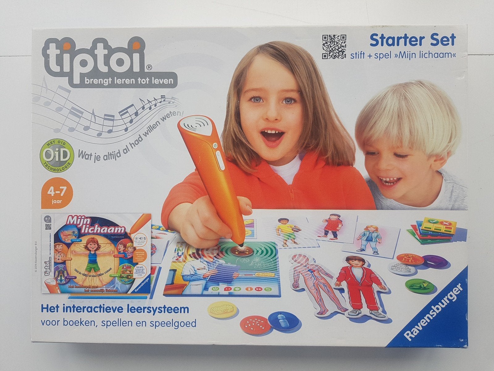 Ravensburger TipToi Mijn Lichaam + Stift | 4-7 jaar, Ophalen of Verzenden, Zo goed als nieuw, Taal en Lezen, Met geluid