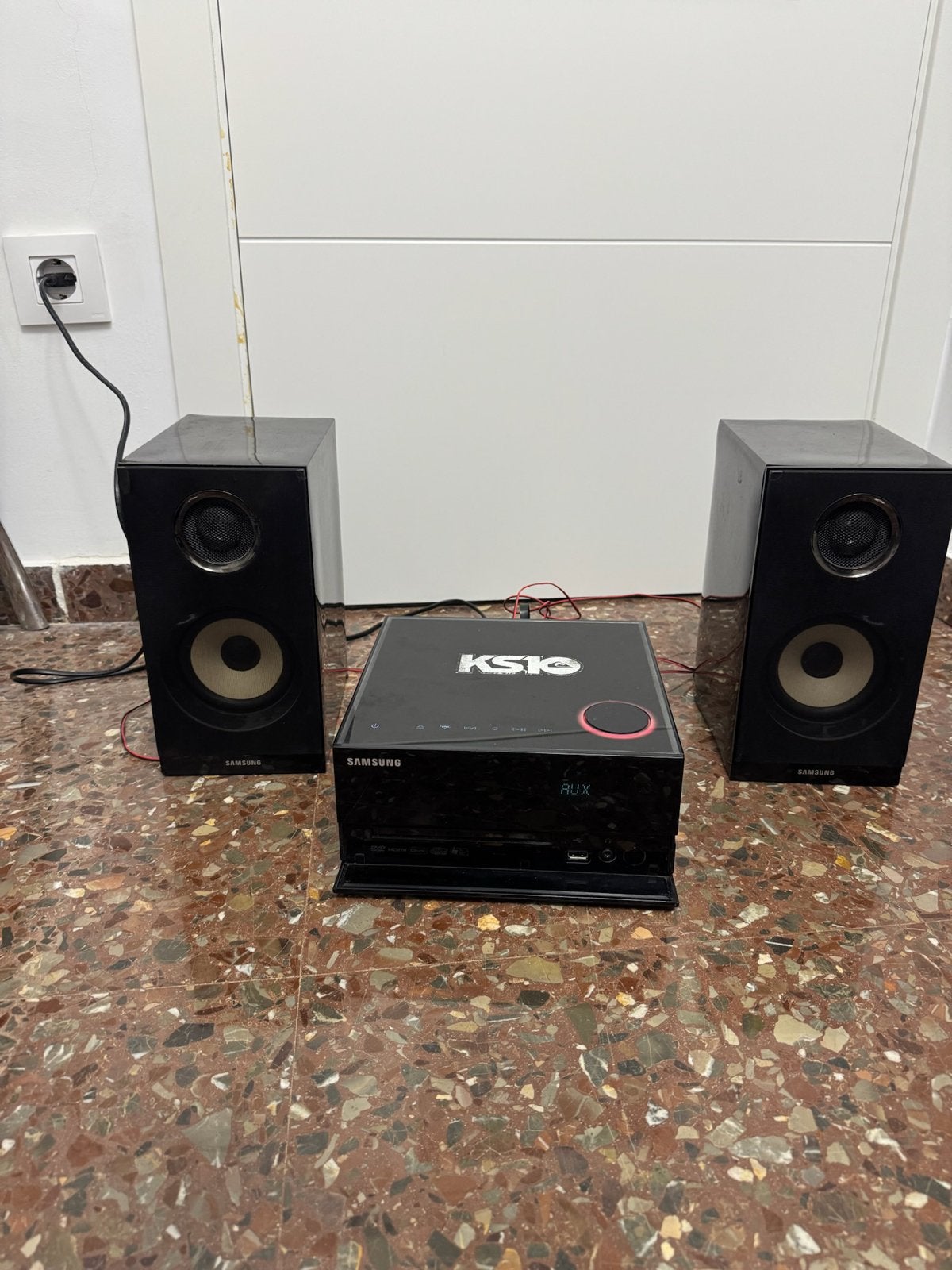 Samsung Microset MM-DG25 met speakers, Audio, Tv en Foto, Ophalen of Verzenden, Gebruikt, Cd-speler, Microset