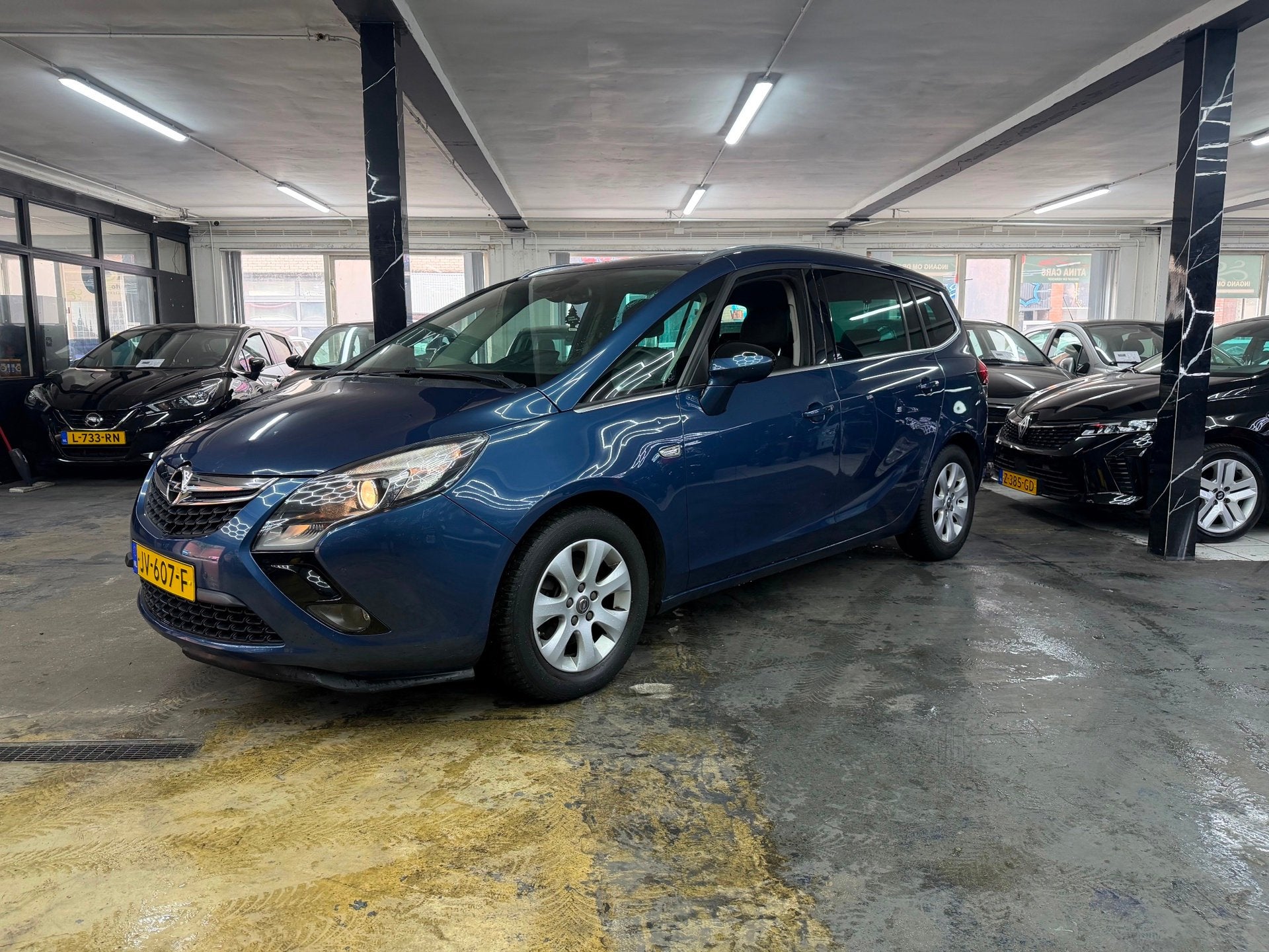 Opel Zafira Tourer 1.4 Business+ 7p., Euro 6, 4 cilinders, Blauw, 7 stoelen