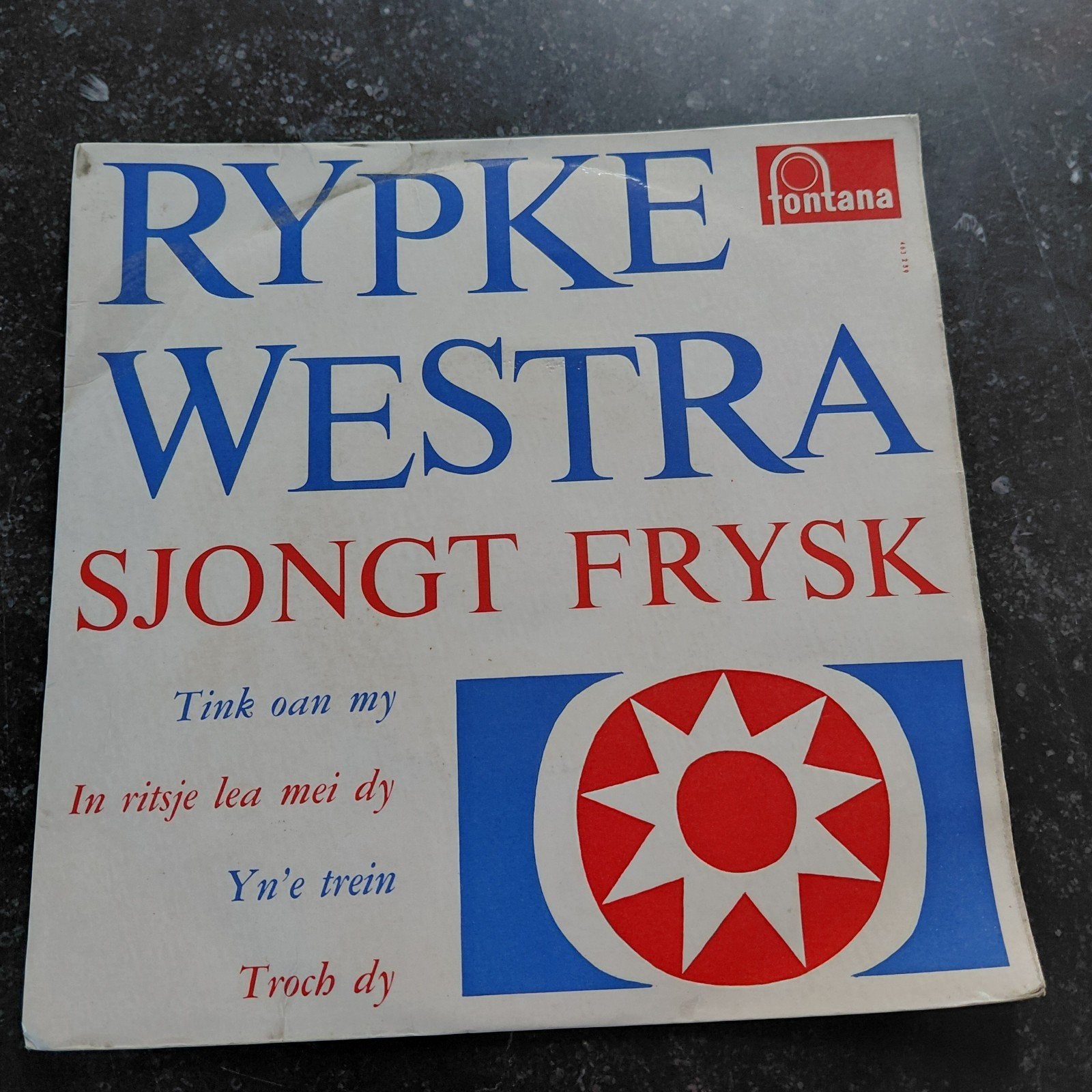 Rypke Westra Sjongt Frysk EP - Vintage Friese Muziek, Gebruikt, Overige genres, 7 inch, Ophalen of Verzenden