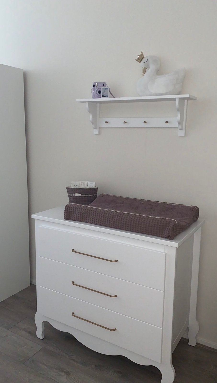 Commode, decoplank & ledikant Bopita Elena, Ophalen, Zo goed als nieuw, Jongetje of Meisje