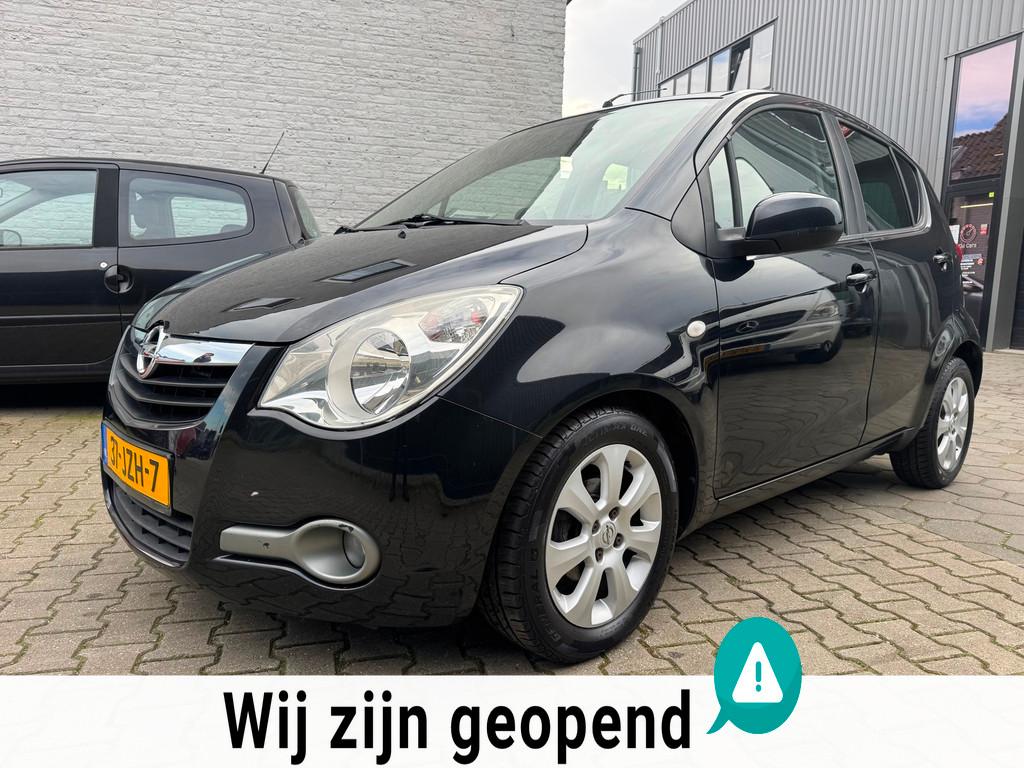 Opel Agila 1.2 Enjoy - 1e Eigenaar - Airco - New Apk - Lage, Voorwielaandrijving, 4 cilinders, 965 kg, Zwart