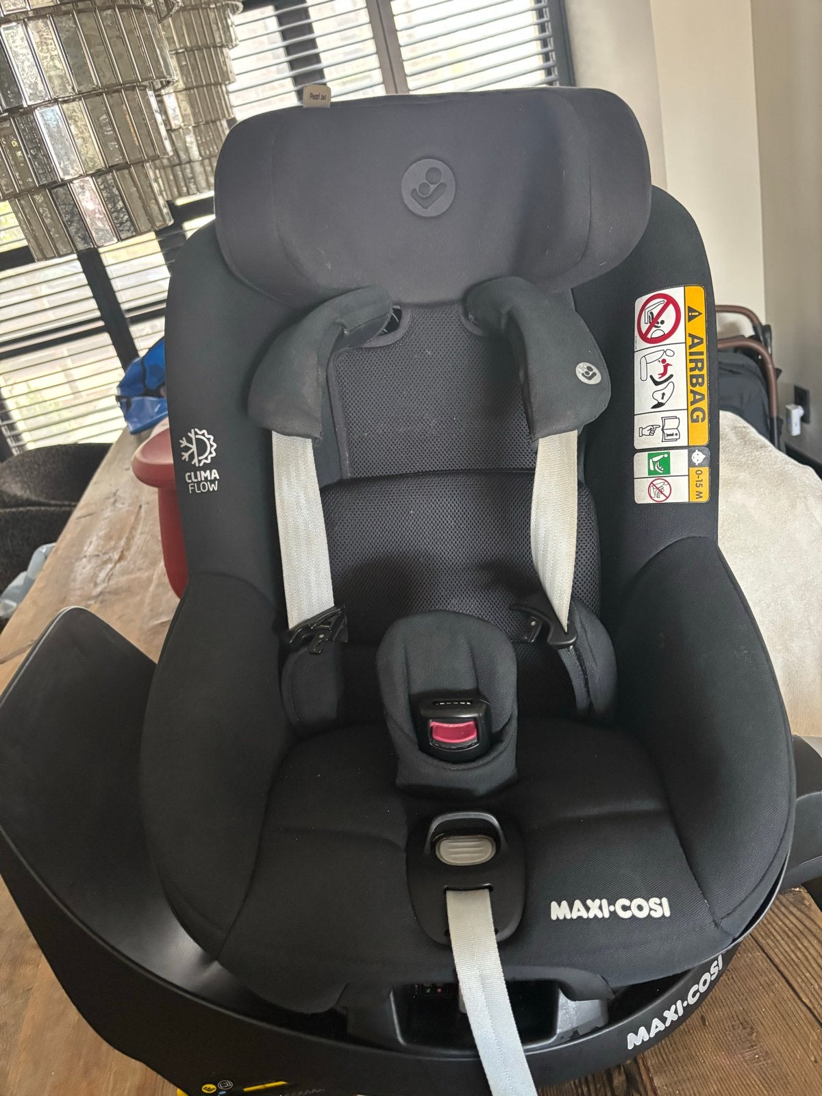 Maxi-Cosi Pebble 360 isofix incl. base, Ophalen, Gebruikt, 0 t/m 18 kg, Isofix