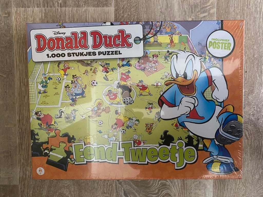 Donald Duck Eend Tweetje puzzel 1000 st NIEUW, Hobby en Vrije tijd, Denksport en Puzzels, Nieuw, Legpuzzel, 500 t/m 1500 stukjes
