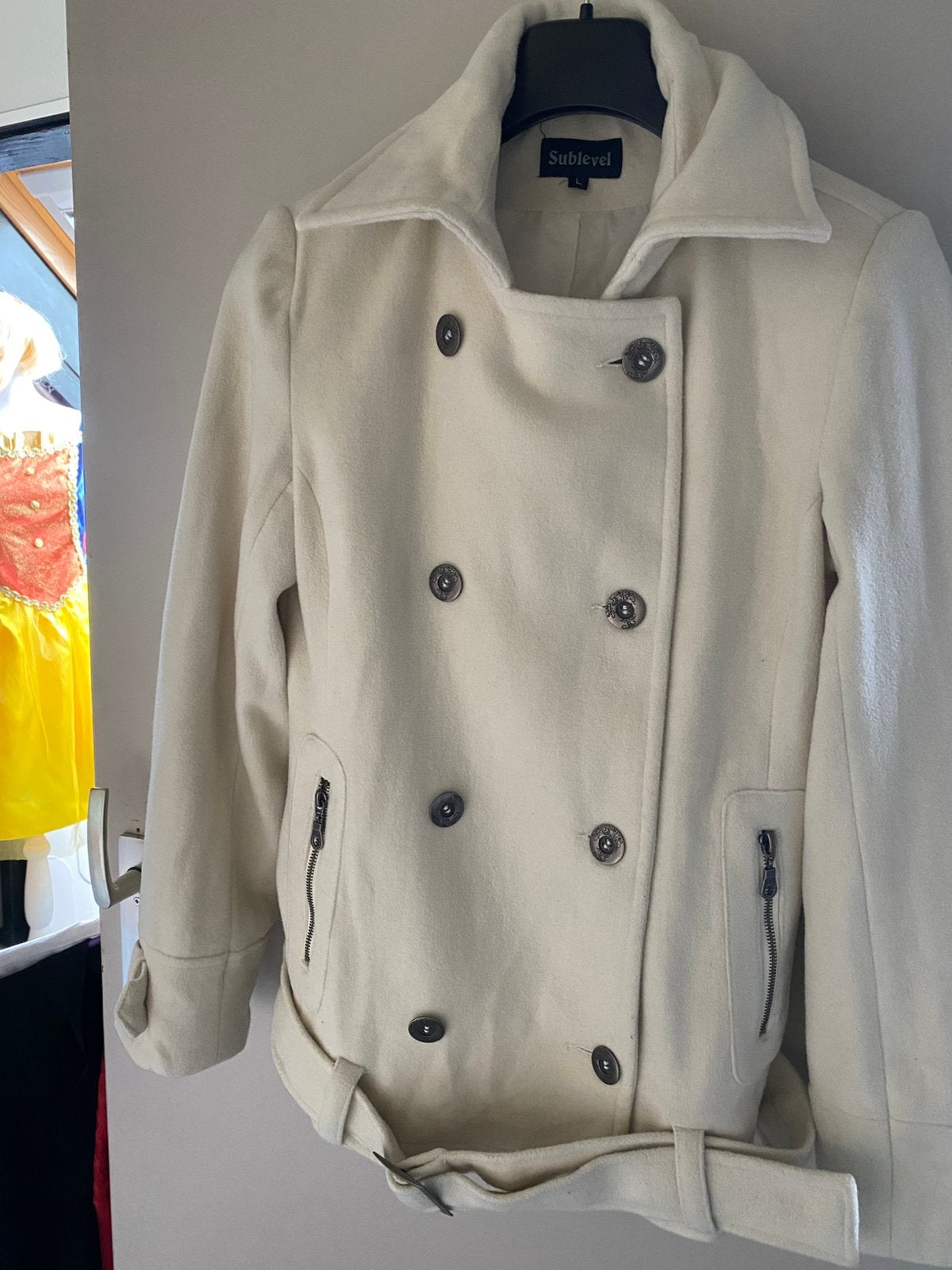 Witte winterjas, Ophalen of Verzenden, Zo goed als nieuw, Wit