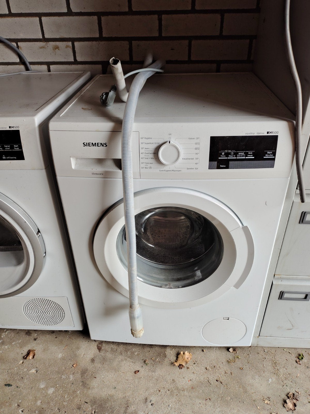 Siemens Voorlader Wasmachine, Witgoed en Apparatuur, Wasmachines, Gebruikt, Voorlader, 6 tot 8 kg, 85 tot 90 cm, 1600 toeren of meer