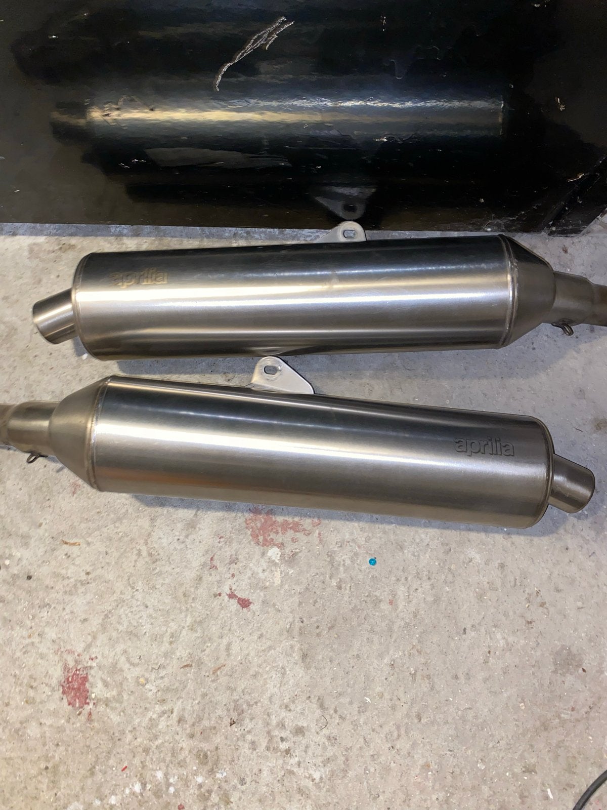 Aprilia uitlaten - Set van 2, Ophalen of Verzenden, Gebruikt