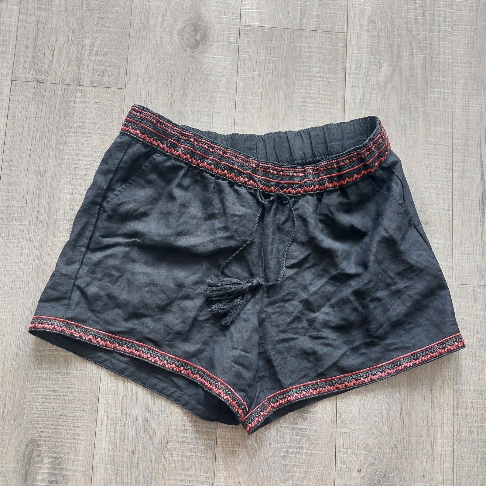 Heidi Klum linnen ibiza shorts 44 new, Kort, Zwart, Maat 42/44 (L), Nieuw