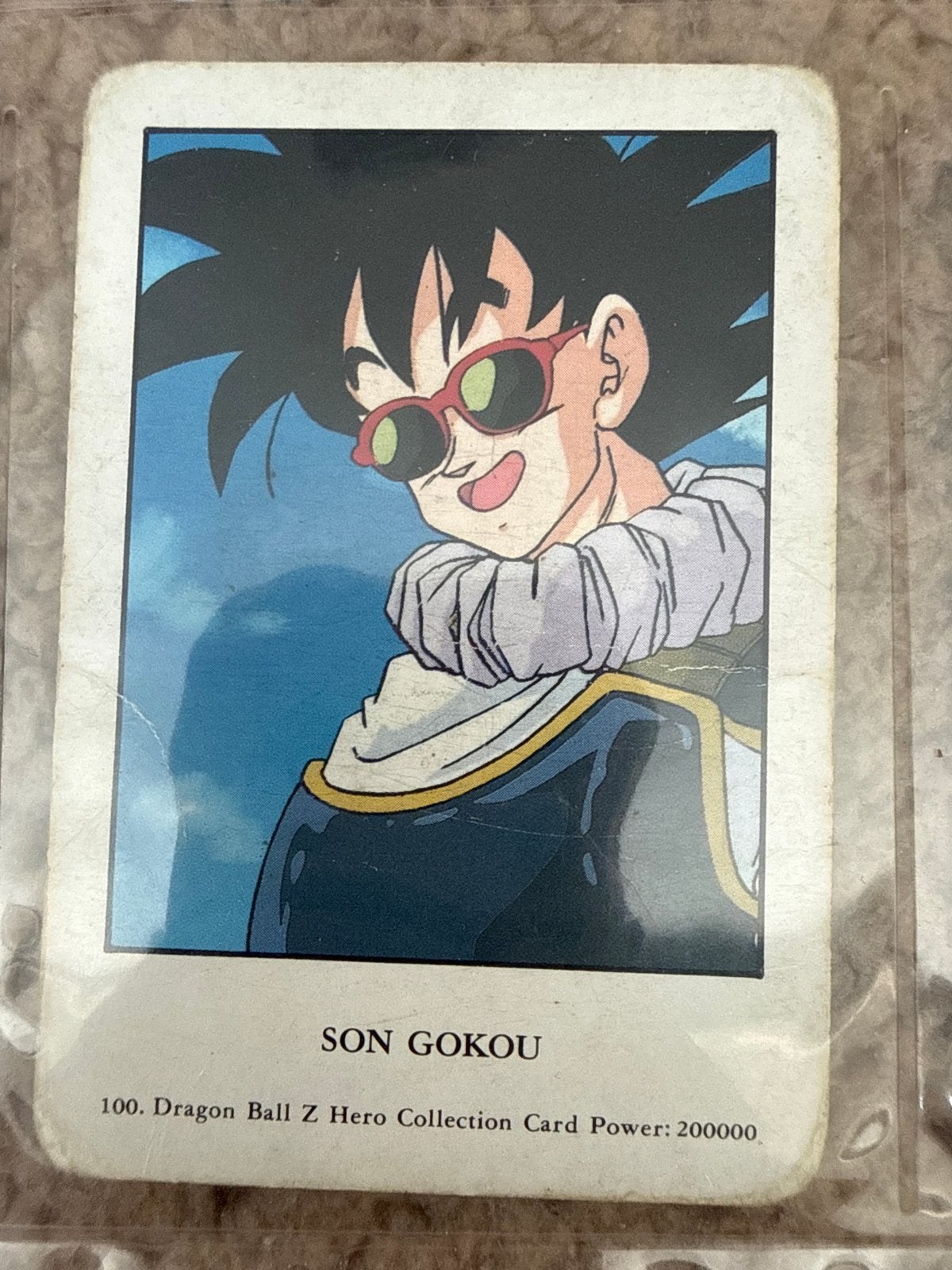 Dragon Ball Z Hero Collection Kaart - Son Gokou, Ophalen of Verzenden, Gebruikt