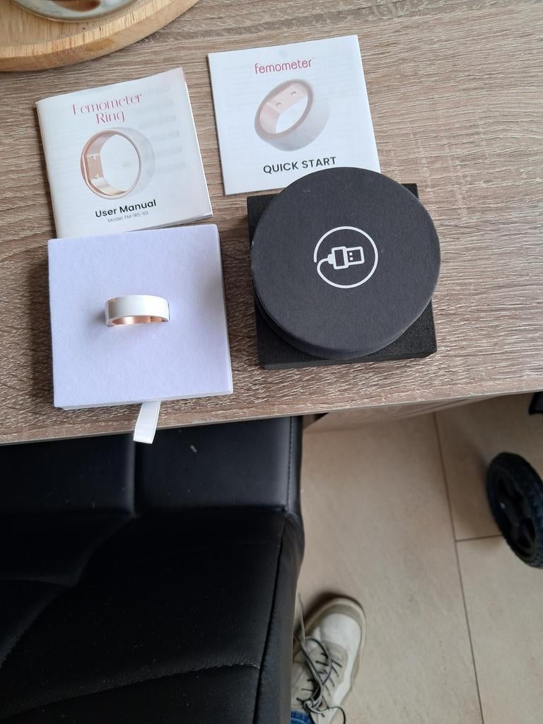 Femometer ring, Ophalen of Verzenden, Nieuw, Zwart, Android