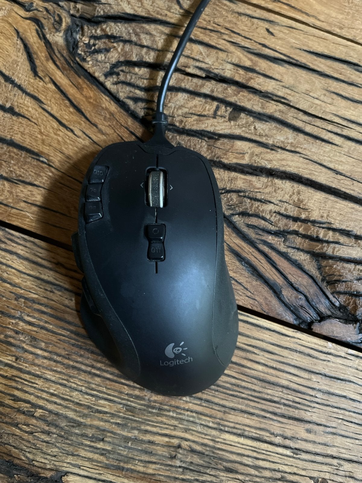 Logitech G700 Gaming Muis - Bedraad/Draadloos, Computers en Software, Muizen, Rechtshandig, Muis, Gebruikt, Gaming muis