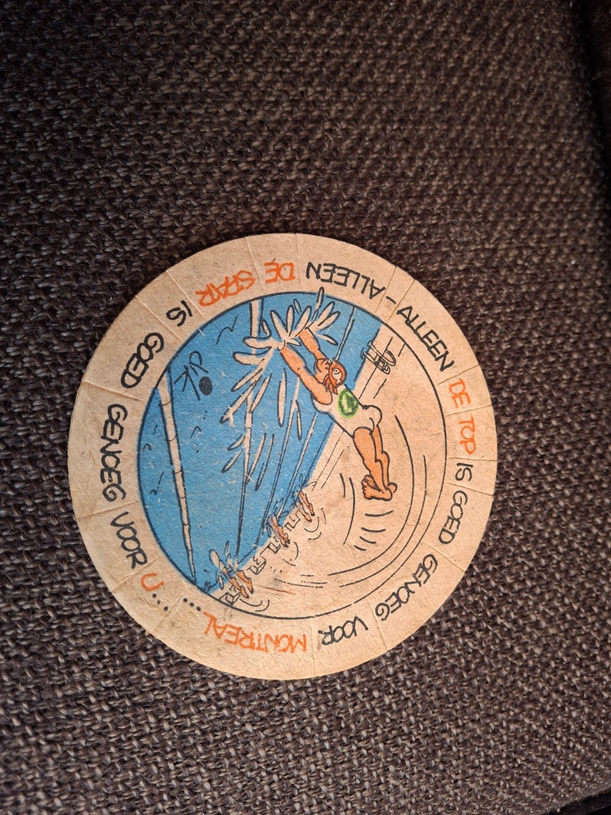 Bierviltje zwemmen door Dik en de Spar, Verzamelen, Ophalen of Verzenden, Gebruikt