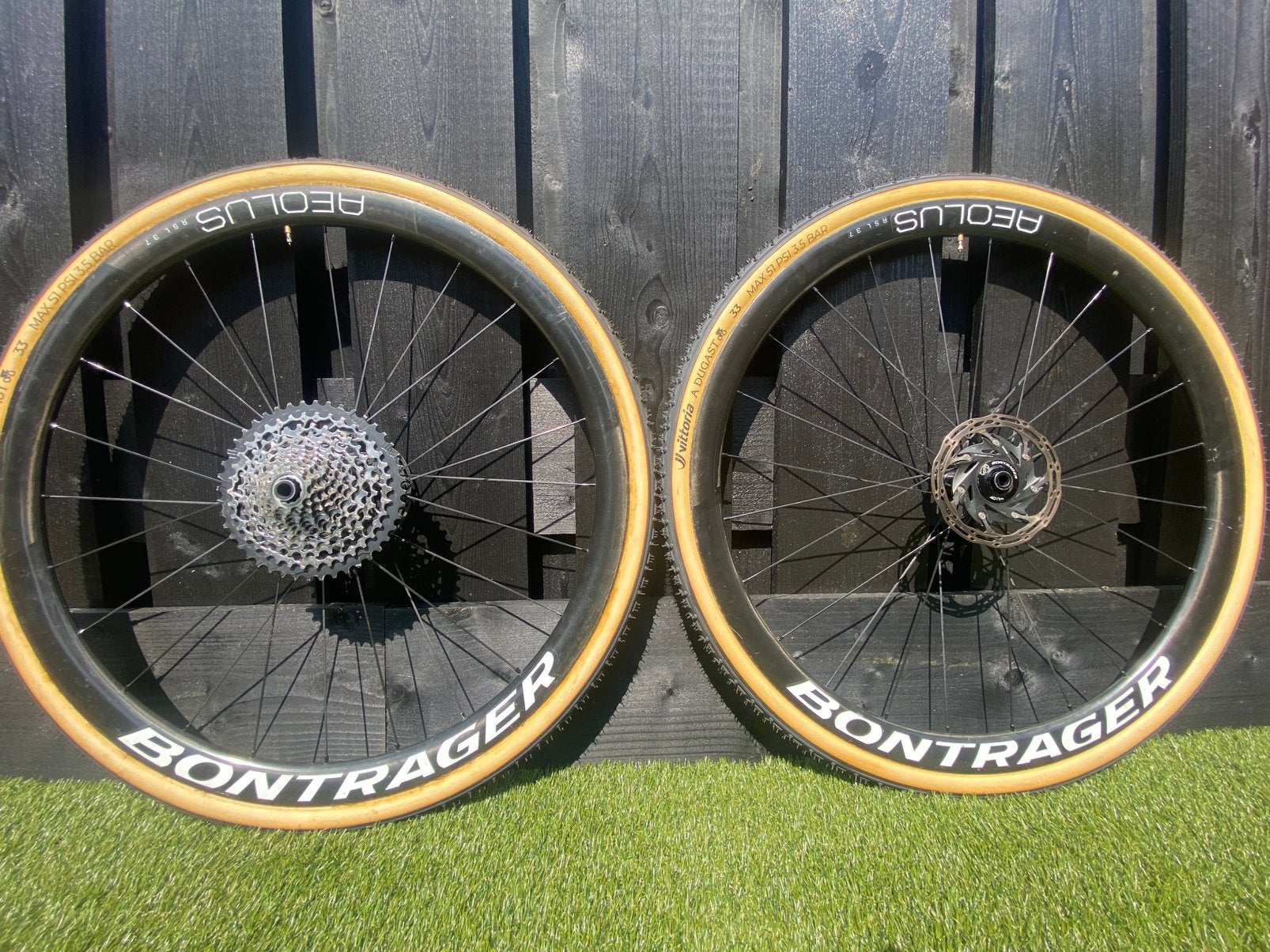 Bontrager Aeolus RSL 37 - wielsets met tubes voor cyclocross, Fietsen en Brommers, Fietsonderdelen, Wiel, Ophalen of Verzenden