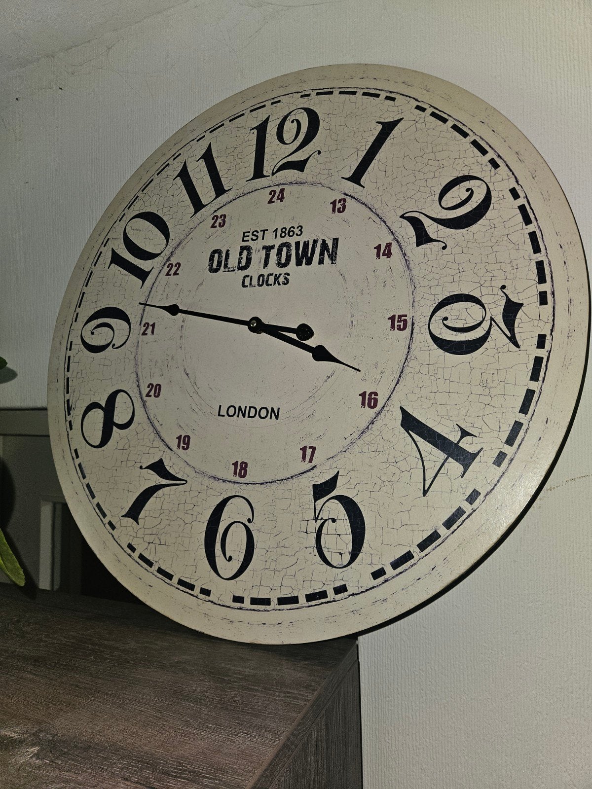 Mooie en werkende klok, Ophalen, Wandklok, Zichtbaar uurwerk, Analoog