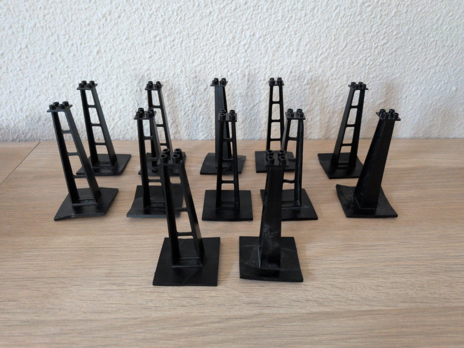 Partij verbogen lego monorail supporters., Gebruikt, Lego, Ophalen of Verzenden, Space