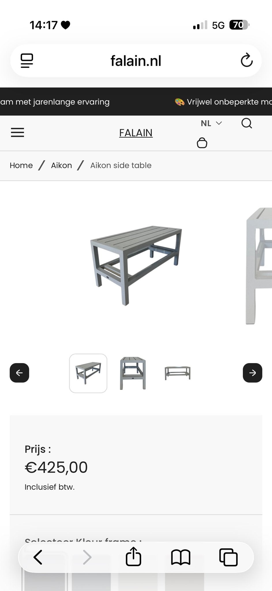 Foto 8 van Falain Aikon loungeset – modulair – zeer nette staat