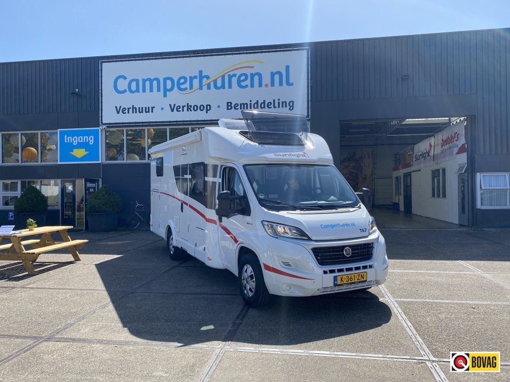 Sunlight T67 (21), Standaard zit, Sunlight, Ringverwarming, Fiat
