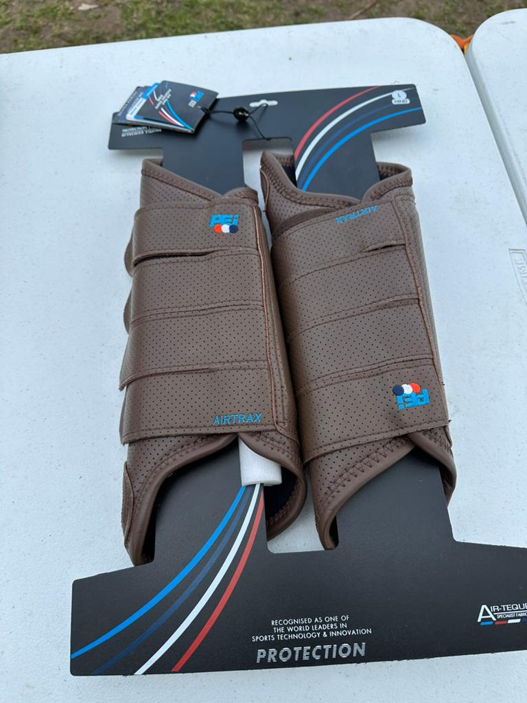 PremierEquine crossbeschermer bruin L achterbenen, Ophalen of Verzenden, Nieuw