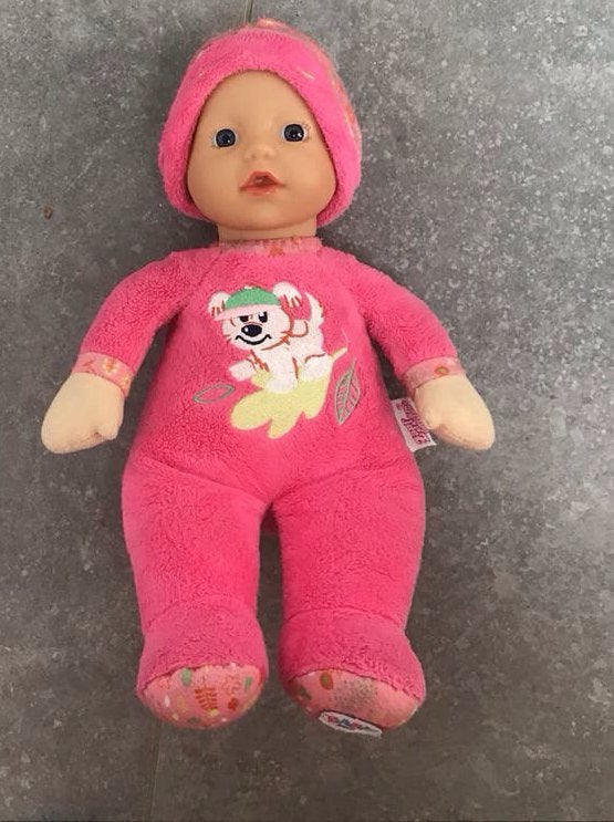 Babyborn zachte pop met mutsje wat eraf kan, Ophalen, Gebruikt, Babypop