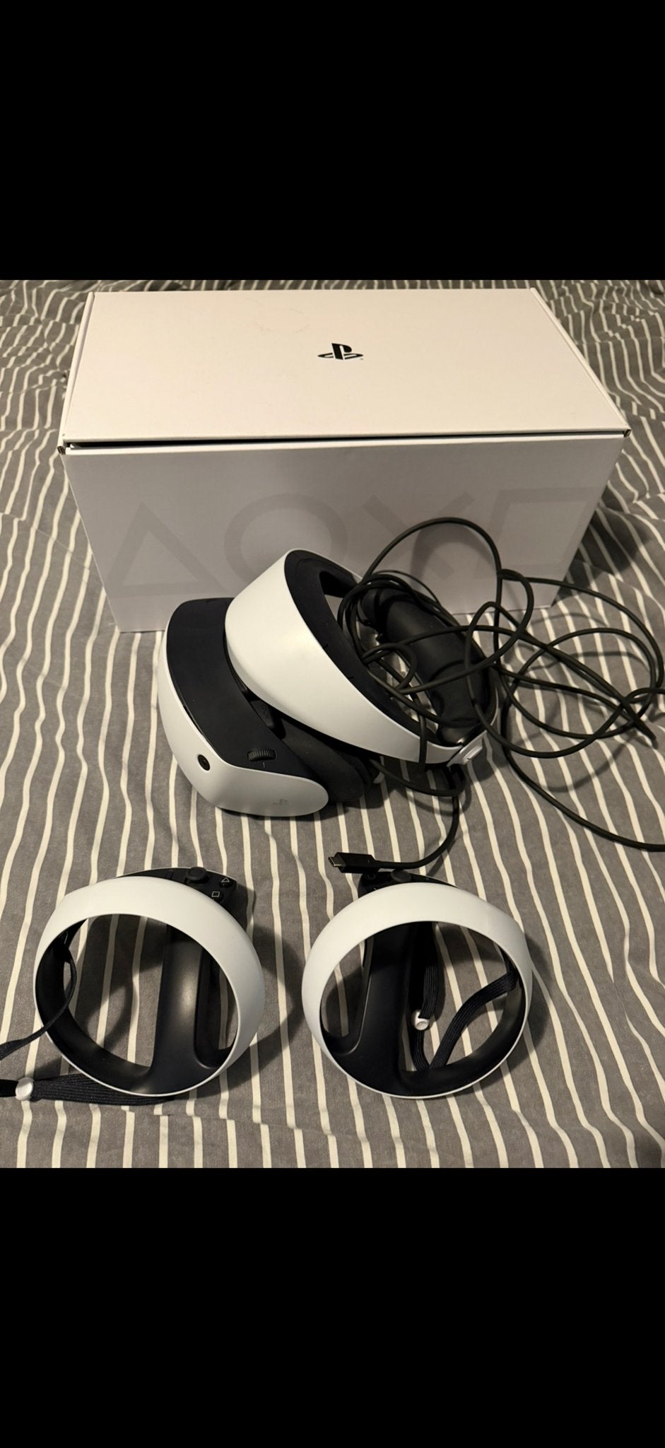 Sony PlayStation VR2 Headset met Sense Controllers, Spelcomputers en Games, Virtual Reality, Ophalen, Zo goed als nieuw, VR-bril