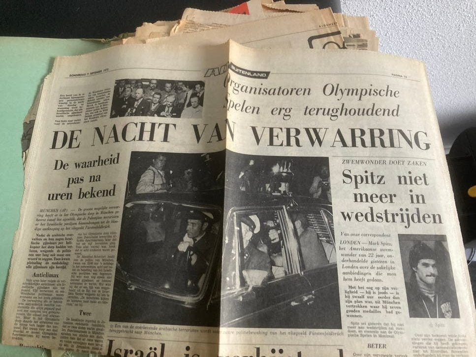 Olympische Spelen 1972 München krantenknipsels, Ophalen of Verzenden, 1960 tot 1980, Tijdschrift