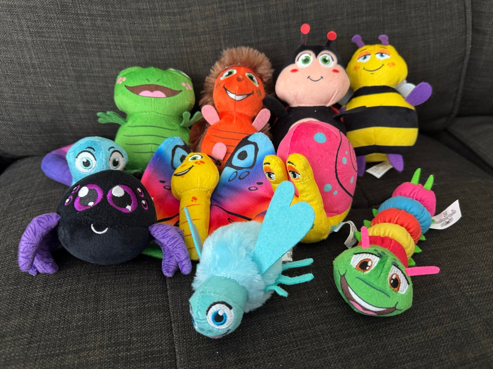 Lidl Mini's Knuffels - Complete Set, Overige karakters, Overige typen, Zo goed als nieuw, Meerkleurig